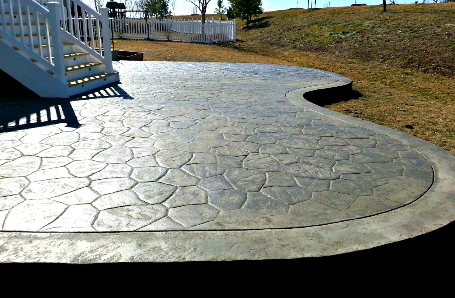 River Rock Pattern Blackwater Concrete Winchester, VA