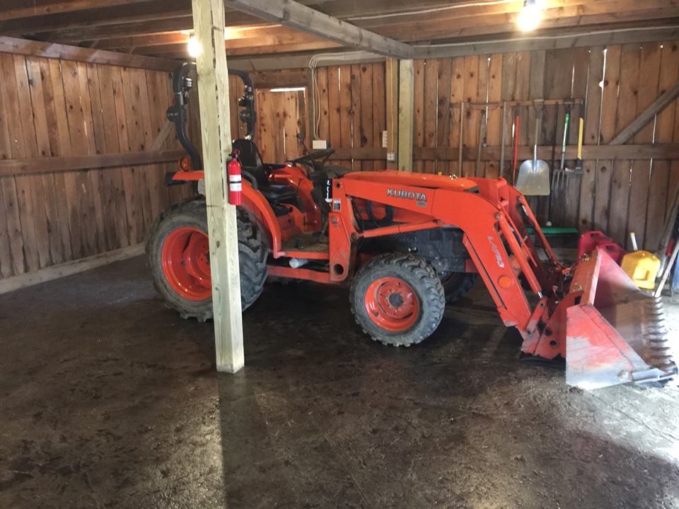 Stamped Concrete Floor in a Rustic Pole Barn | Blackwater Concrete