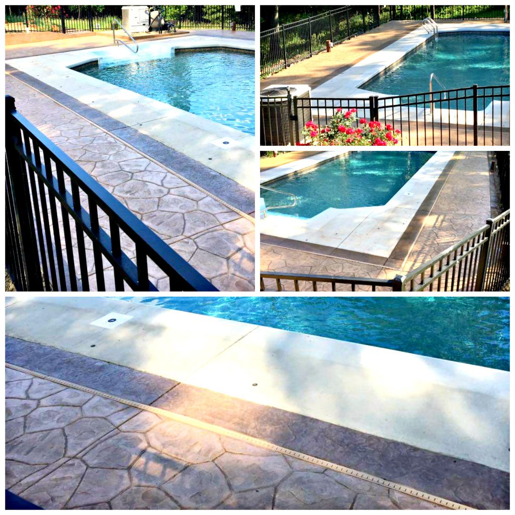 Decorative Concrete Pool Patio Blackwater Concrete